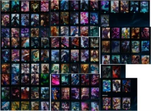 119 skin, gold nas ultimas 3 seasons, 2 prestigios - League of Legends LOL