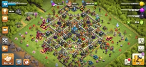 Conta Clash CV 13 quase full preço de banana - Clash of Clans