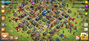 Conta Clash CV 13 quase full preço de banana - Clash of Clans