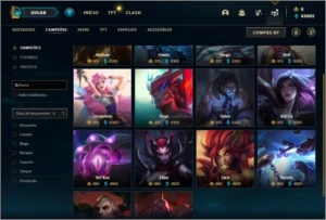 Conta ouro 3 com 150 champs e 73 skins + 52 Espolios - League of Legends LOL