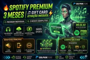 🎵 Spotify Premium 3 Meses | Link | Ativação Imediata ⚡ - Assinaturas e Premium