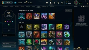 Conta LOL - Diamante IV, 61% de WR(E-MAIL NÃO VERIFICADO) - League of Legends