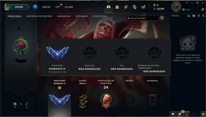 Conta LOL - Diamante IV, 61% de WR(E-MAIL NÃO VERIFICADO) - League of Legends