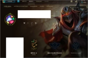 Conta de league of legends- 32 campeões 5 skins unranked LOL