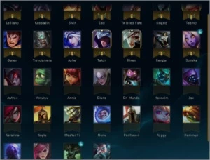 Conta de league of legends- 32 campeões 5 skins unranked LOL