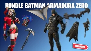 BUNDLE BATMAN ZERO COM ARMADURA - ENVIO IMEDIATO 🥵 - Fortnite