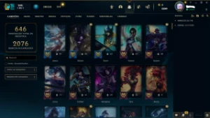 Conta LoL lvl 551 com 203 skins - League of Legends