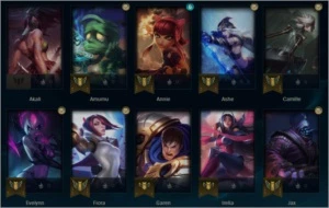 Conta lol d4 60% winrate - League of Legends