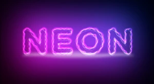 #7 Efeito de Texto 3D Neon PSD Editável | ★PREMIUM★ - Outros