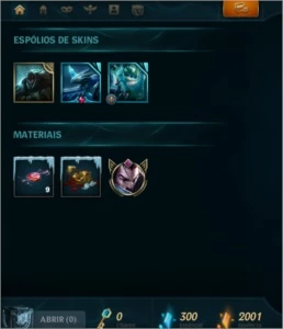 CONTA LEAGUE OF LEGENDS BR- 6 SKINS - 16 CHAMPS - UNRANKED LOL