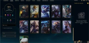 Conta diamante nas 2 filas MMR Bufado, unico dono desde 2016 - League of Legends LOL