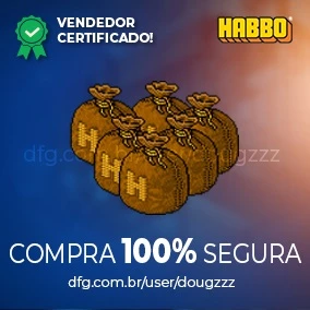 HABBO SACOLA 20C - MUITAS UNIDADES