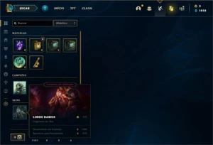 Conta bronze 1 com 4 Skins e 25 Champs - League of Legends LOL