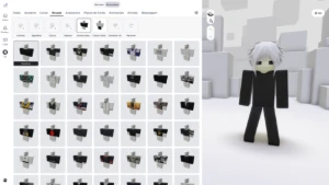 Conta com gamepass em jogos e upadas com muitas skins - Roblox