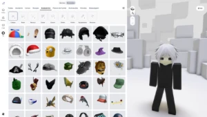 Conta com gamepass em jogos e upadas com muitas skins - Roblox