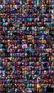 League of Legends conta - Platina 5 e 460 Skins LOL