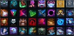 League of Legends conta - Platina 5 e 460 Skins LOL