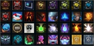 League of Legends conta - Platina 5 e 460 Skins LOL