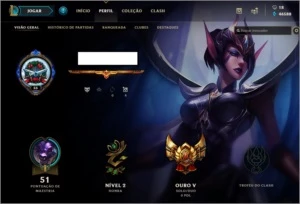 CONTA LEAGUE OF LEGENDS TEMPORADA 2 - ELO ATUAL: GOLD LOL