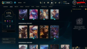 Conta De 2014, 175 Skins, Level 104, Full Acesso - League of Legends: Wild Rift LOL WR
