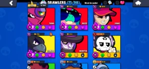 Conta Brawl Stars (77/98) Brawlers! 27K Troféus!