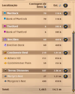 🚀 Conta Albion Online – Endgame Coletas FULL T8 🚀