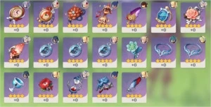 Klee, Keqing, Jeen + 1 item 5 estrelas + Pet - Genshin Impact