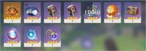 Klee, Keqing, Jeen + 1 item 5 estrelas + Pet - Genshin Impact