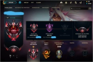 Conta Grão Mestre / Mestre - League of Legends LOL