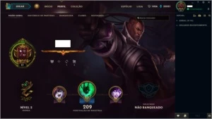 Conta League of Legends LOL