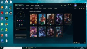 Conta LoL Bronze 3 melhor de 10 8/2 upada para vender. - League of Legends