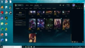 Conta LoL Bronze 3 melhor de 10 8/2 upada para vender. - League of Legends