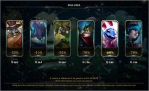 !!!Conta LOL-Gold -84 skins -Todos campeões!!! - League of Legends