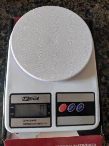 Balança Digital de Cozinha - Até 10kg Escala 1 grama - Produtos Físicos