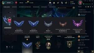 Conta de lol que já foi challenger em 2 seasons - League of Legends