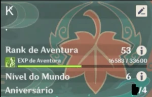 Conta Genshin Ar 53, 9 Personagens 5*, 2 Armas 5* - Genshin Impact