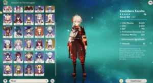 Conta Genshin Ar 53, 9 Personagens 5*, 2 Armas 5* - Genshin Impact