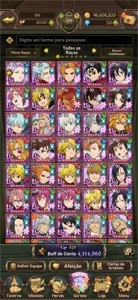 Nanatsu no Taizai: Grand Cross. conta endgame - Outros