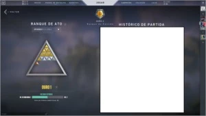 Conta Rank Ouro e 4500 V.P - Valorant