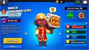 Conta de Brawl Stars quase full com 7 skins exclusivas