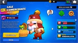 Conta de Brawl Stars quase full com 7 skins exclusivas