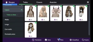 💫Conta Rica De Avakin Life Unisex Com Itens Em Crowns
