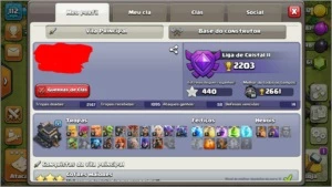 Conta clash of clans cv9