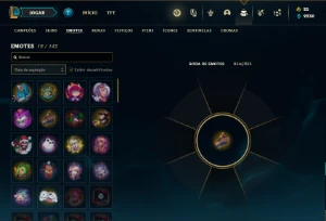 Conta Platina 4 com 33 Champs e 12 Skins + 2 Fragmentos - League of Legends LOL