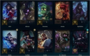 Conta LOL Platina IV MAIN ADC - 47 Campeões - 20 Skins - League of Legends