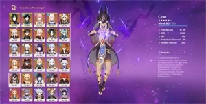 conta late game top AR 60 - Genshin Impact
