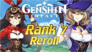 GENSHIN IMPACT - CONTAS - PARA REROLLS