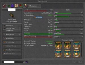 RP 445 - Lutabra (Retro PVP) - Tibia