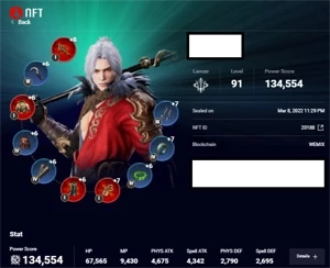 Lanceiro 134k | Lv. 91 | 378 códex + Alt para minerar Lv. 82