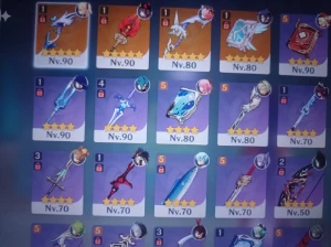 Conta Genshin EU com vários T5 - Genshin Impact